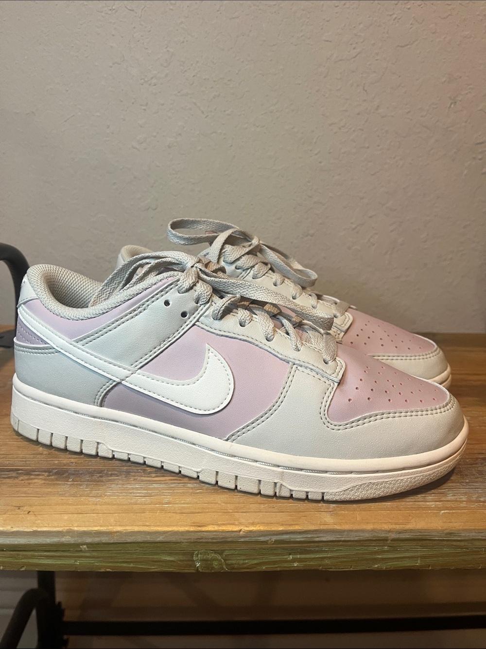 NWOB Women's Nike Dunk Low Next Nature Light Bone/Sail (DD1873 001)  size 7.5